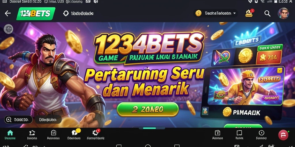 Tampilan gameplay menarik di 1234BETS dengan grafik yang memukau.