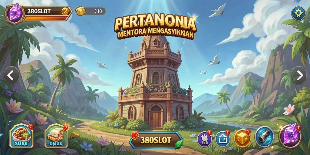 Tampilan gameplay menarik di <strong>380SLOT</strong> dengan pertempuran Tower Defense yang intens.