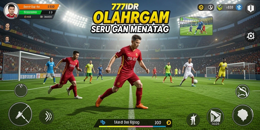 Screenshot utama gameplay <strong>777IDR</strong> yang menampilkan aksi olahraga yang seru.