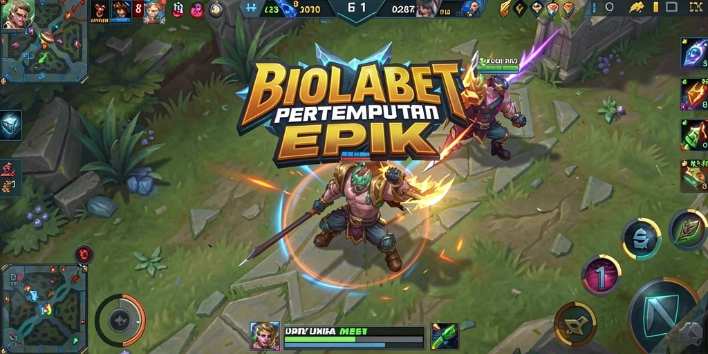 Gameplay seru BIOLABET dengan aksi MOBA yang mendebarkan.