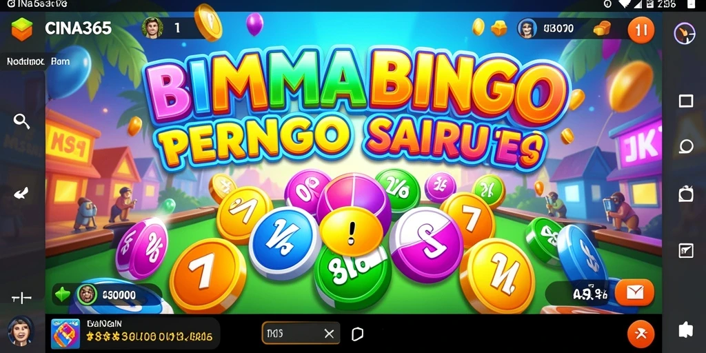 Tampilan gameplay CINA365 dengan suasana Bingo yang menyenangkan.