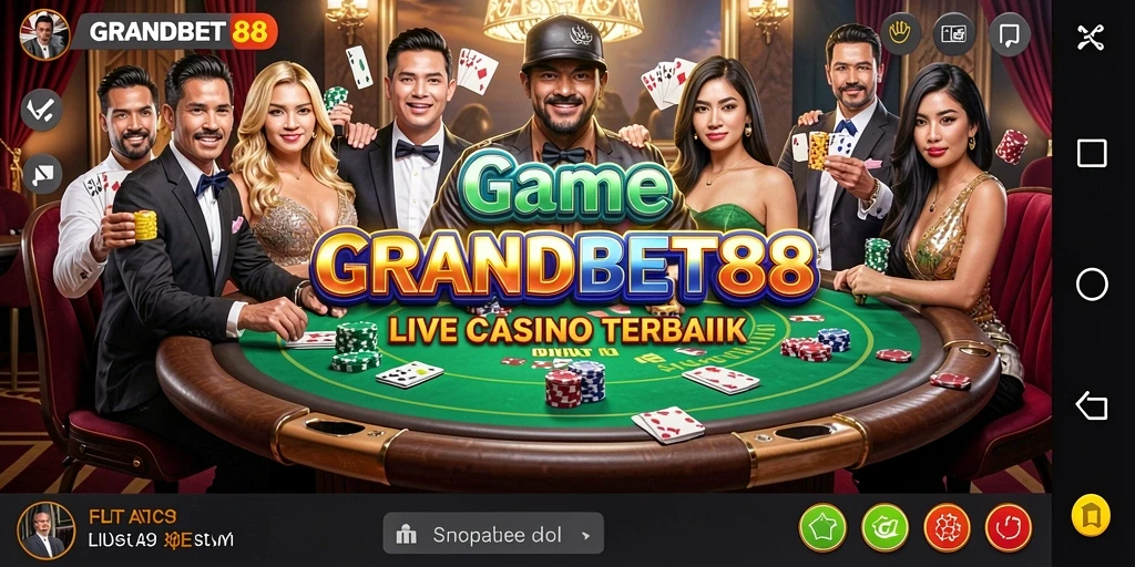 Screenshot gameplay Live Casino interaktif yang menarik dan menegangkan.