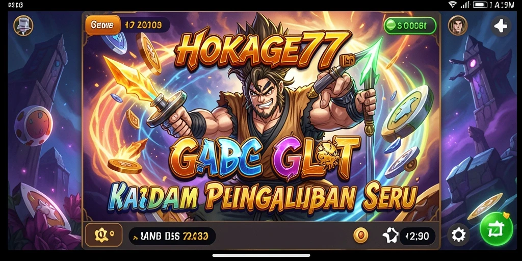 Screenshot HOKAGE77 yang menampilkan pengalaman bermain slot yang seru.
