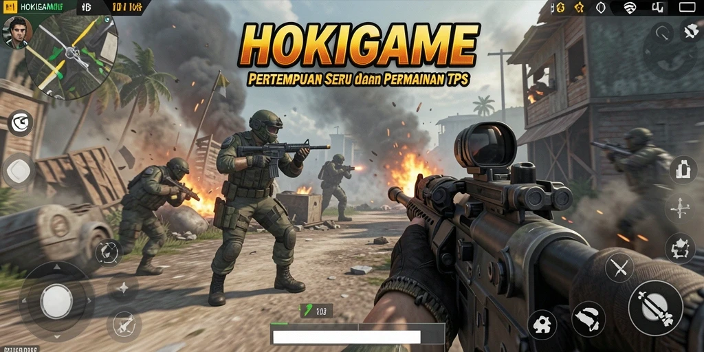 Tangkapan layar gameplay HOKIGAME yang mendebarkan dan penuh aksi.