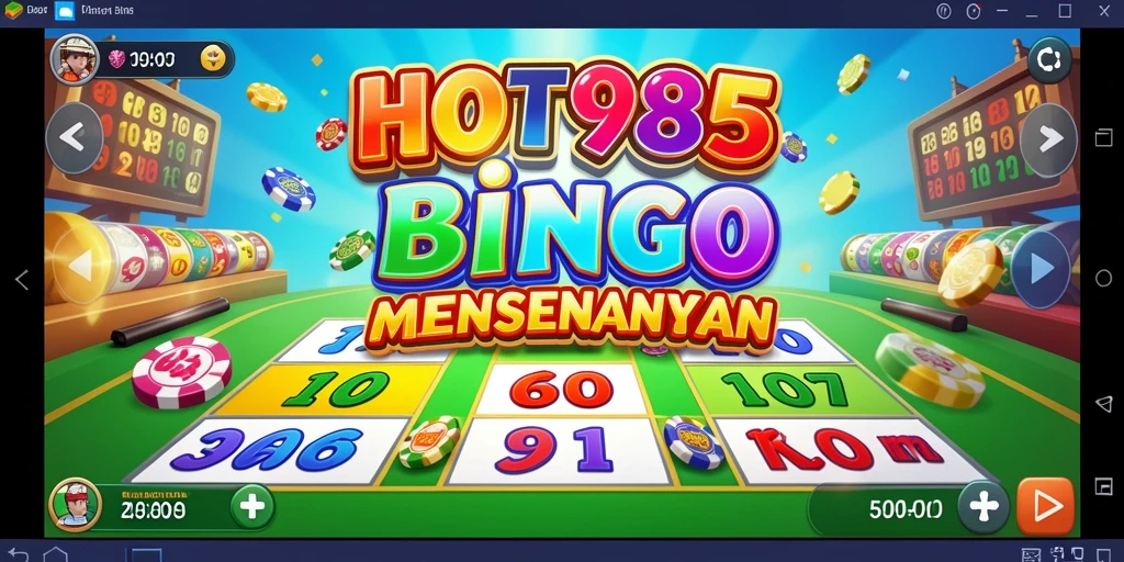 Tampilan gameplay menarik dari HOT985 dalam permainan Bingo.