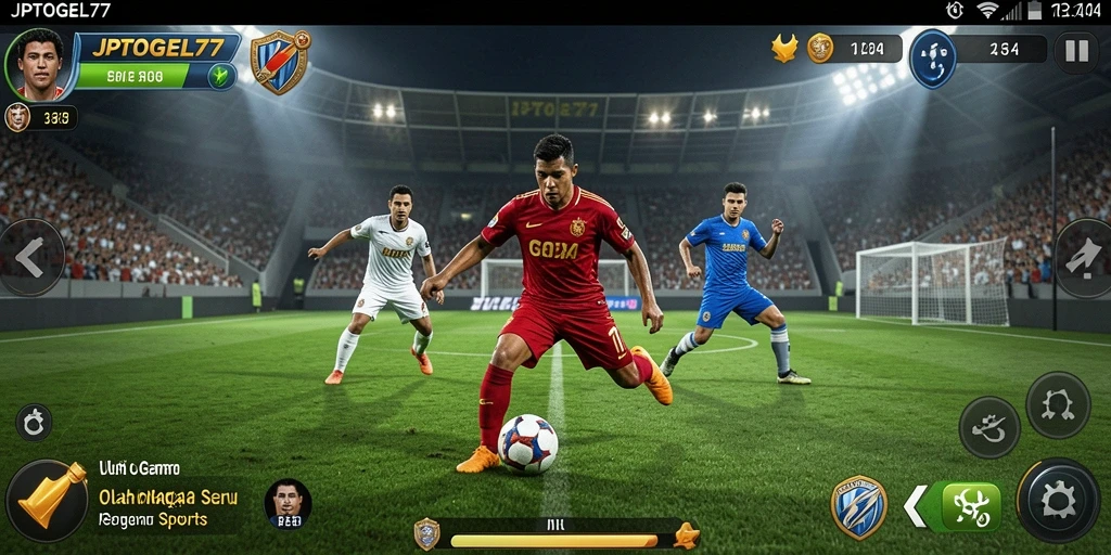 Tampilan menarik dari gameplay olahraga di JPTOGEL77.