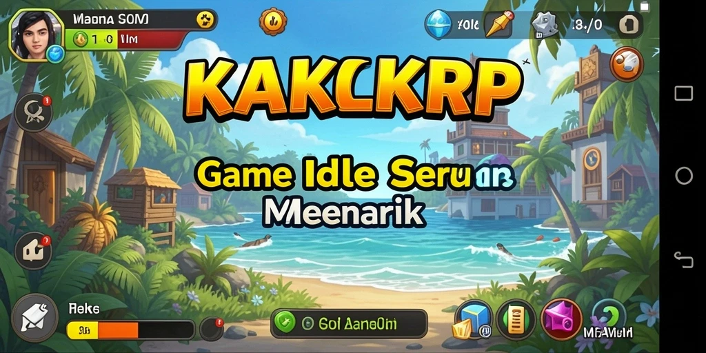 Screenshot gameplay KAKRP menampilkan aksi menarik dalam permainan idle.