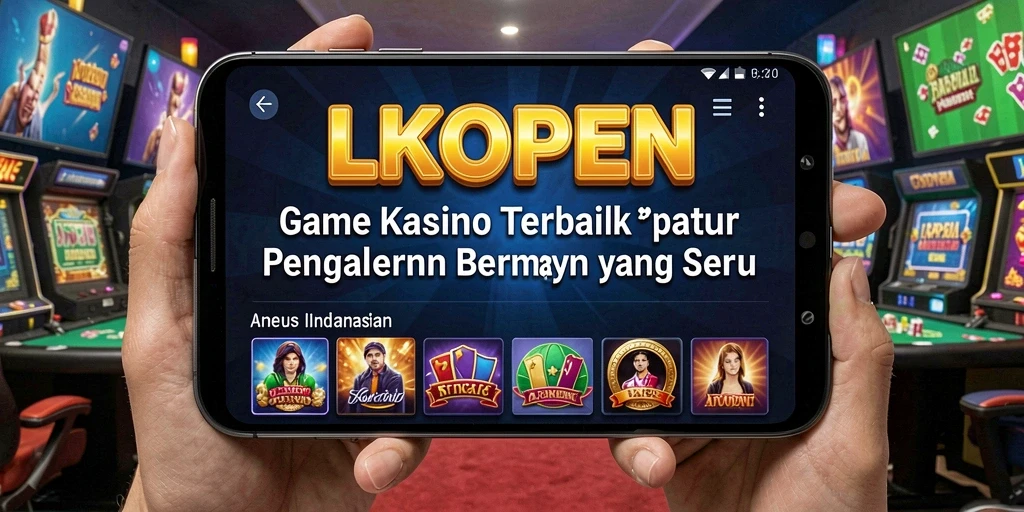 Tampilan utama LKOPEN yang menampilkan gameplay Kasino yang menarik.