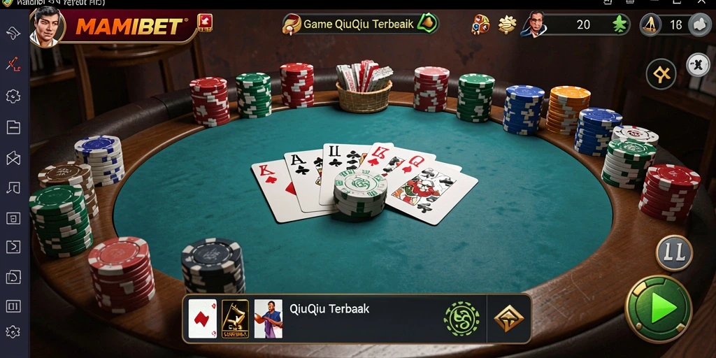 Screenshot gameplay QiuQiu pada MAMIBET yang seru dan interaktif.