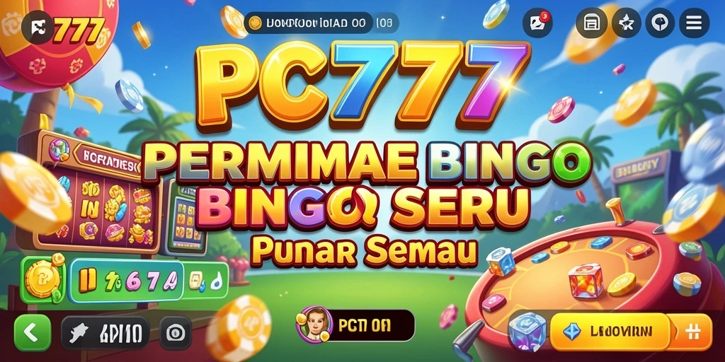 Screenshot gameplay Bingo PC777 yang menampilkan suasana permainan yang seru.