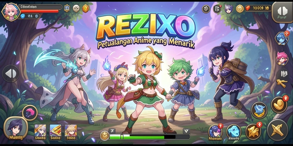 Tangkapan layar menunjukkan pertempuran karakter anime yang mendebarkan.