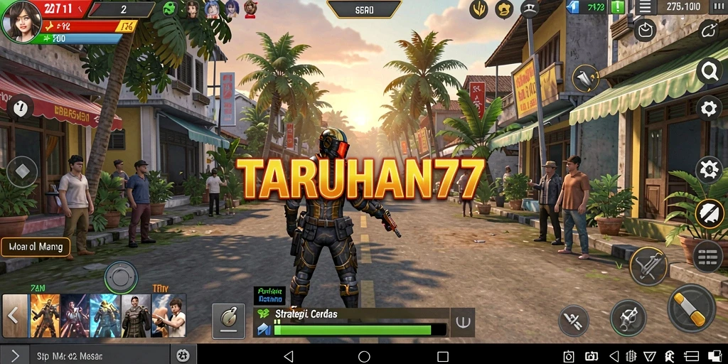 Tampilan gameplay menarik dari TARUHAN77 yang penuh strategi.